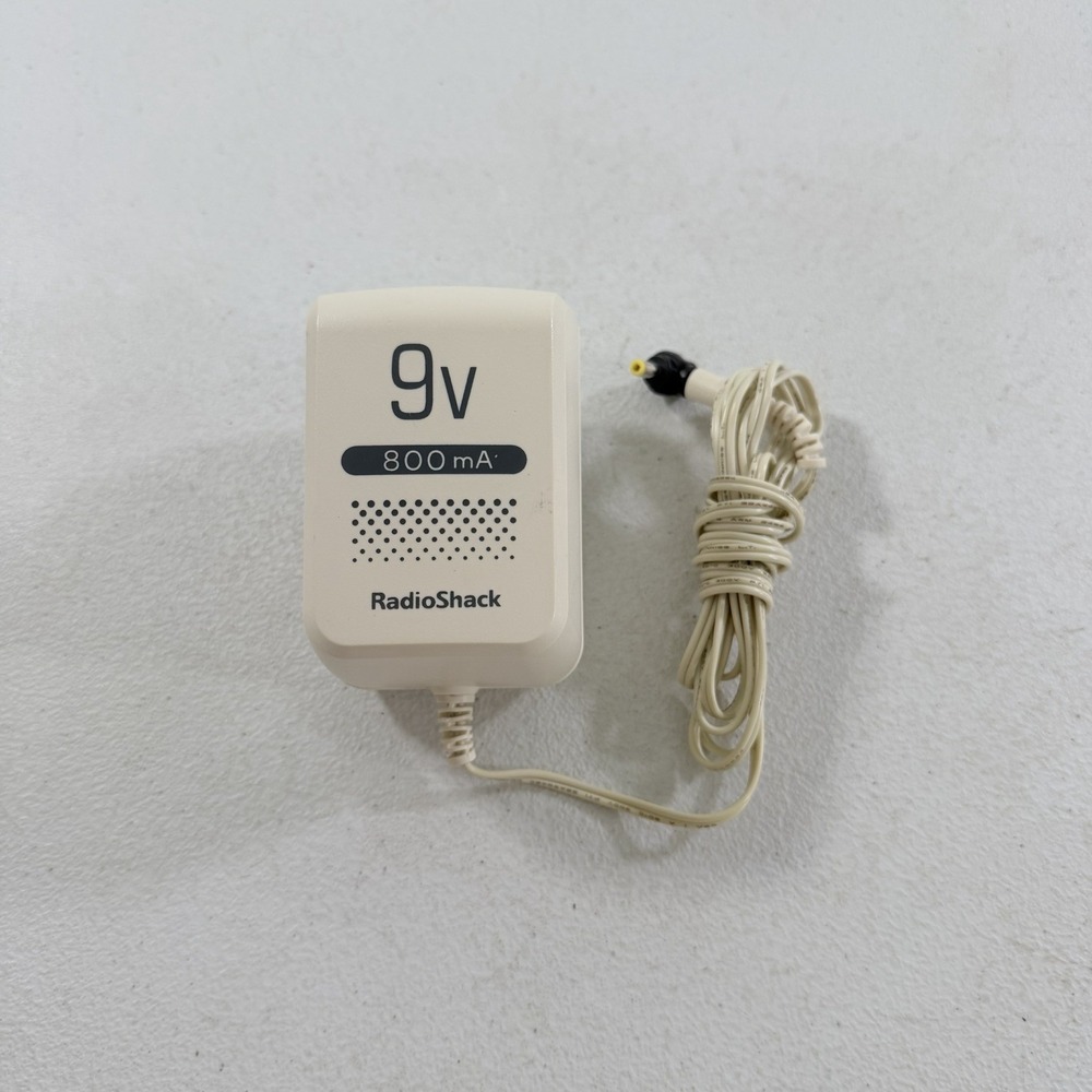 RadioShack 273-1770 9V DC 800mA Power AC Adapter Class 2 Transformer TESTED